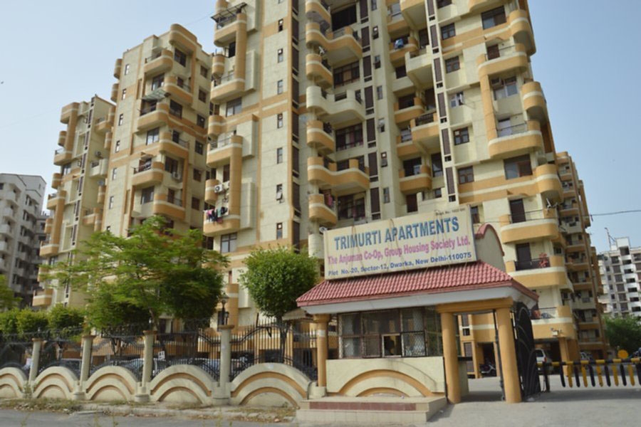3BHK 2Baths Residential Apartment for Rent in Trimurti Apartments Sector 12 Dwarka